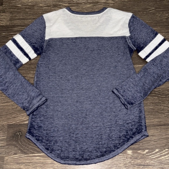 Harper & Elliott long sleeve sheer top with 'Friday I love you' on it - Picture 2 of 10